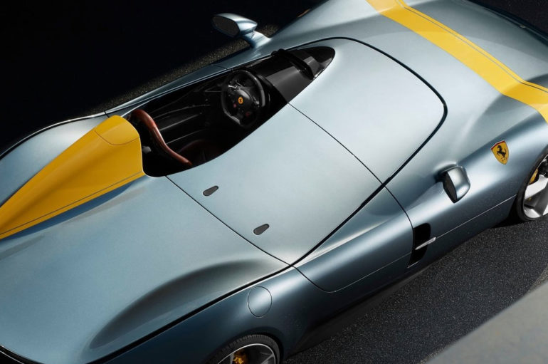 Ferrari Monza SP1 รถยนต์ Sport Car หนึ่งที่นั่ง รุ่นพิเศษจากคลาส Icona ที่ขึ้นไปคว้ารางวัล Compasso d'Oro ในปี 20206